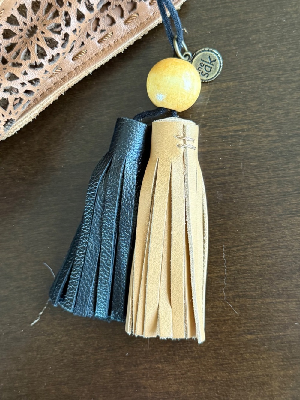 The Sak Los Feliz leather crossbody with laser cutouts. - Picture 5 of 16